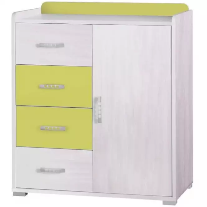 Komoda Nemo 6  jesion werona/seledyn