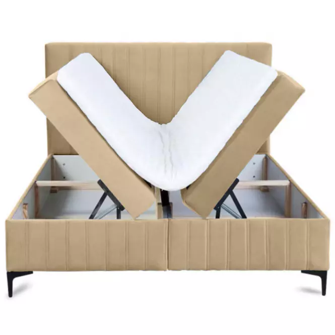 Kontinentálna posteľ Sergio 140x200 Bluvel 28 s topperom