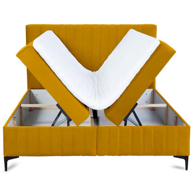 Kontinentálna posteľ Sergio 160x200 Bluvel 68 s topperom