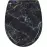 Wc doska duropalst black mramor