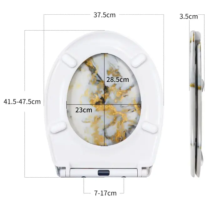 WC doska duropalst gold mramor,4