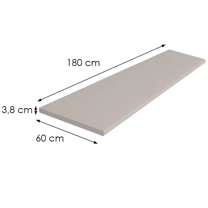 Kuchynská doska 180cm/38mm Cashmere / U12168QR,2