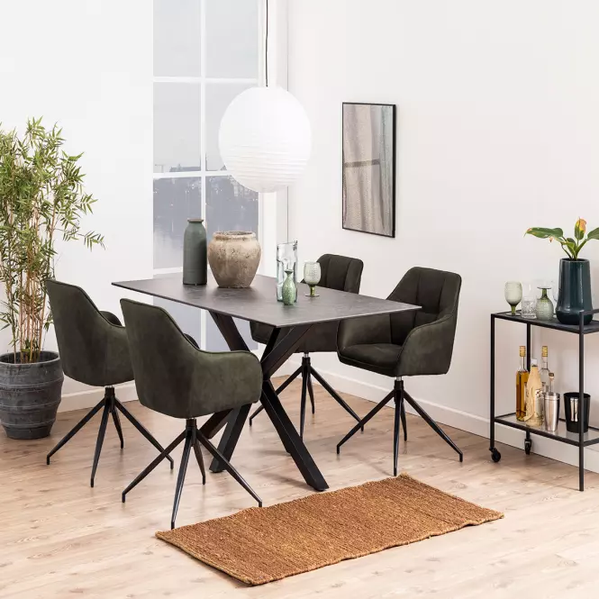 Stolička olive green