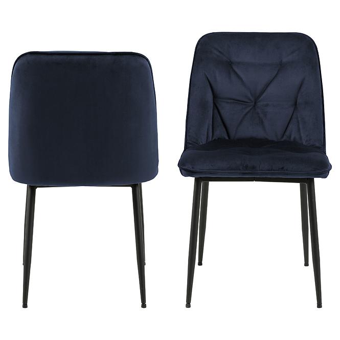Stolička midnight blue 2 ks