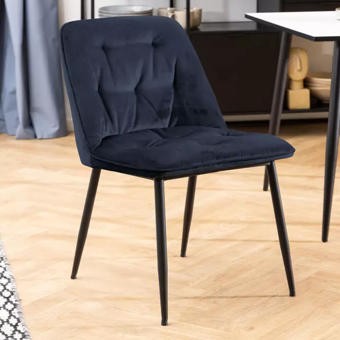 Stolička midnight blue 2 ks