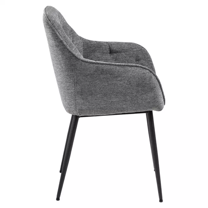 Stolička anthracite 2 ks