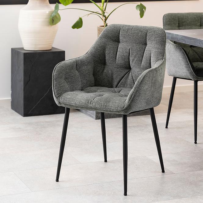 Stolička anthracite 2 ks