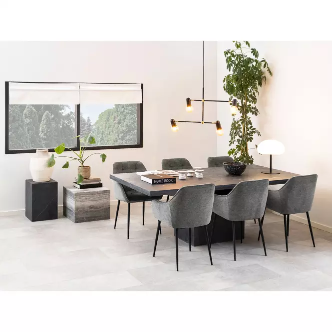 Stolička anthracite 2 ks