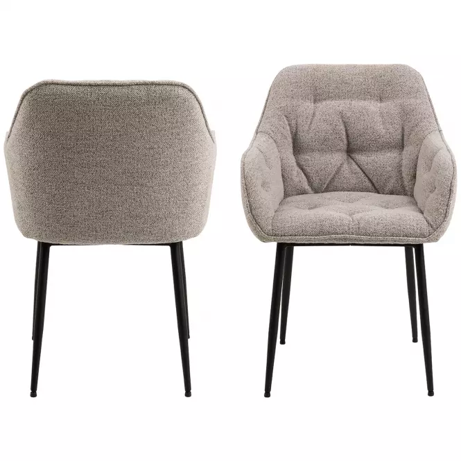 Stolička beige 2 ks