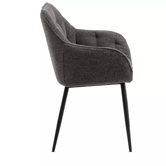 Stolička anthracite 2 ks