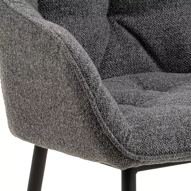 Stolička anthracite 2 ks