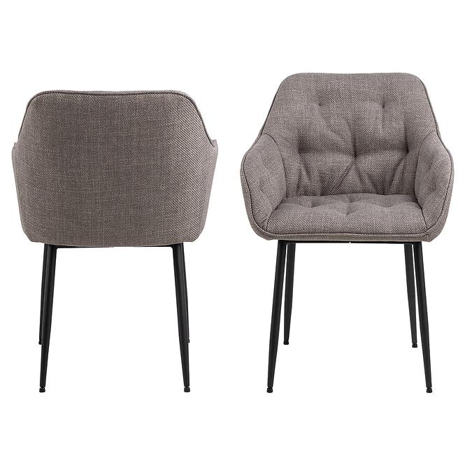 Stolička grey-brown 2 ks