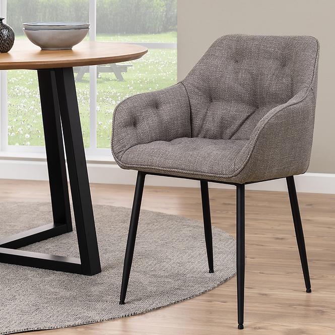 Stolička grey-brown 2 ks