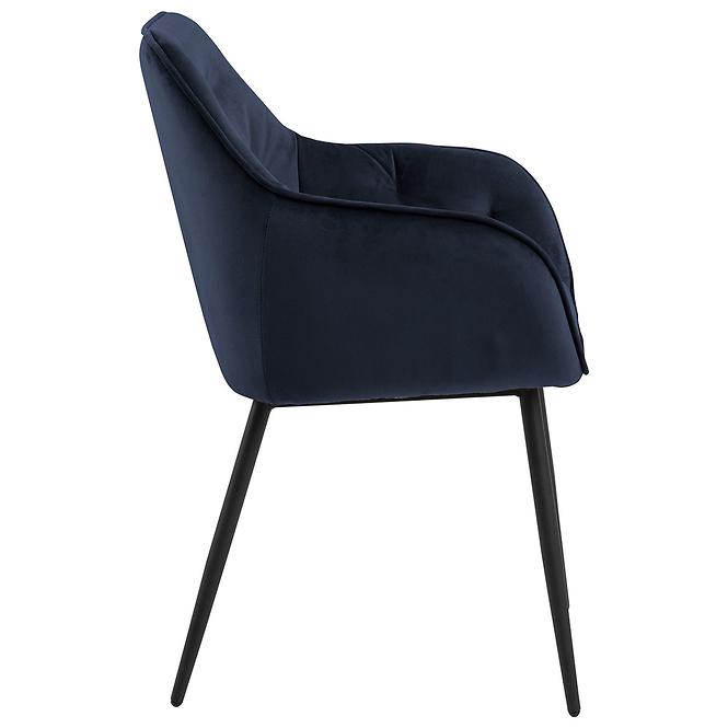 Stolička midnight blue 2 ks