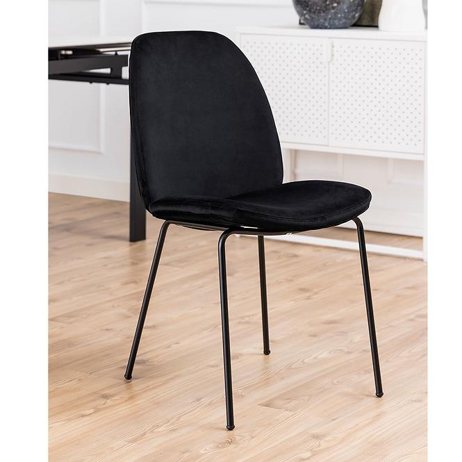 Stolička black 2 ks