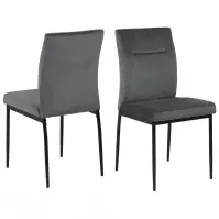 Stolička dark grey 2 ks