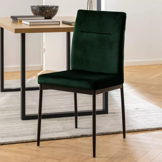 Stolička dark green 2 ks