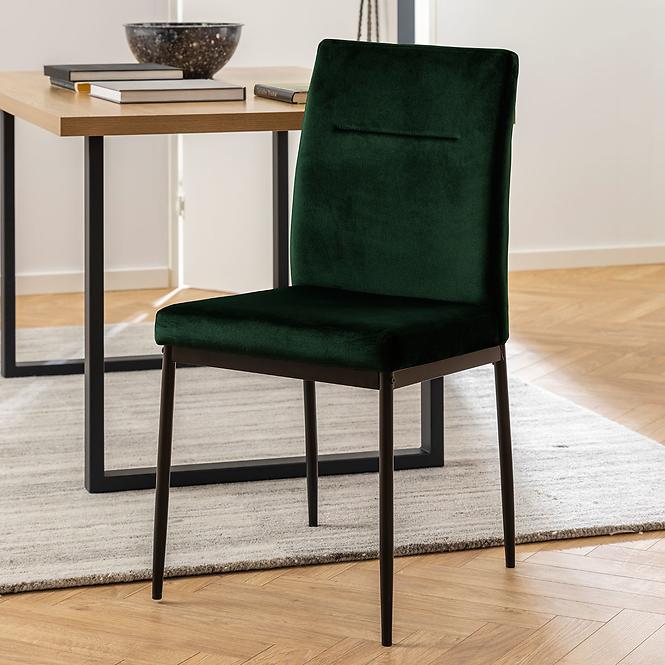 Stolička dark green 2 ks