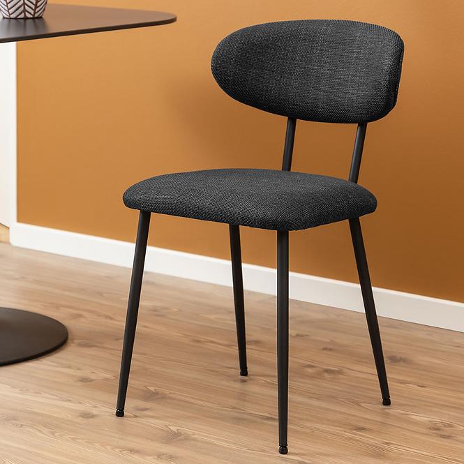 Stolička dark grey 2 ks