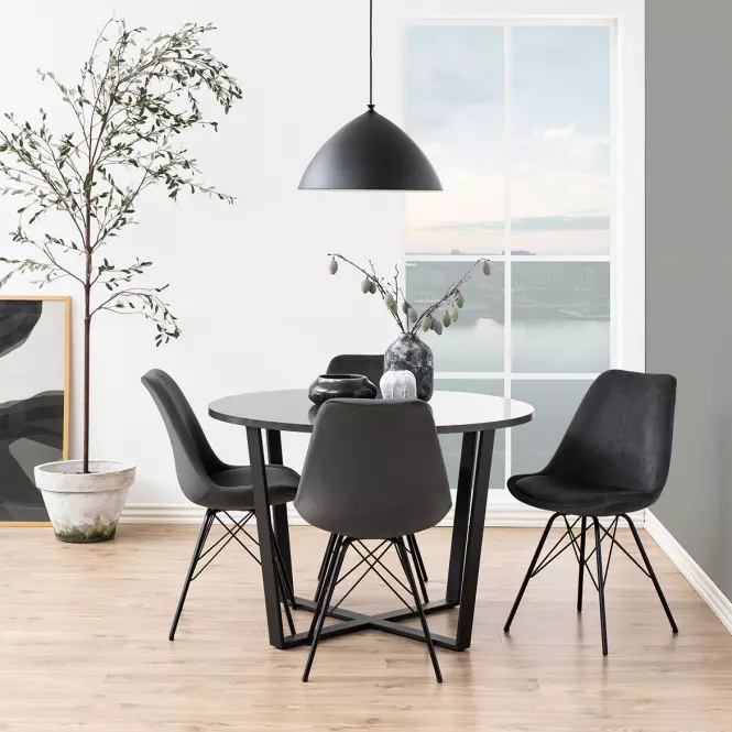 Stolička dark grey 2 ks