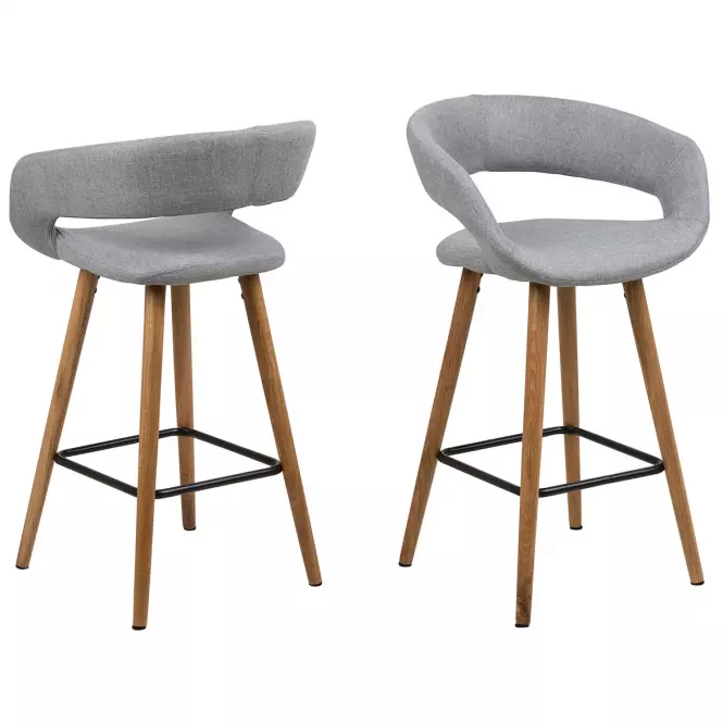 Stolička light grey 2 ks