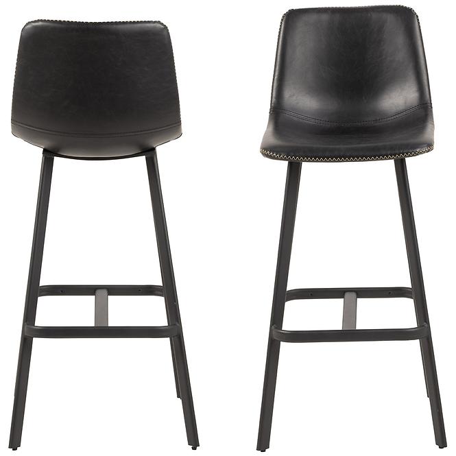 Barová stolička black 2 ks,4