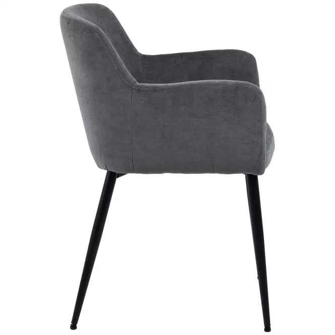 Stolička dark grey 2 ks