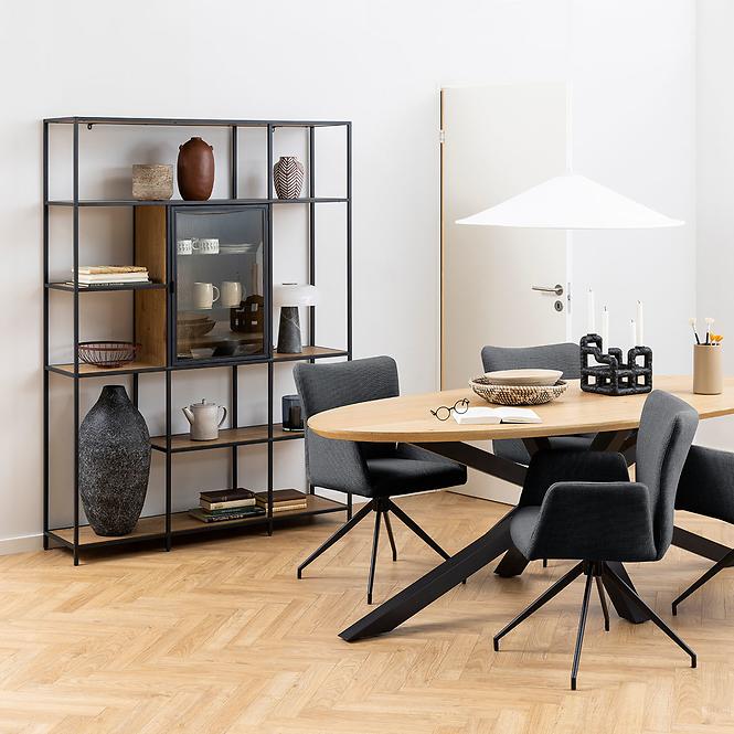 Stolička dark grey 2 ks