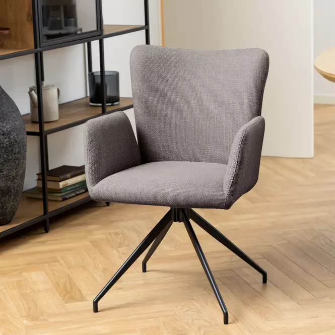 Stolička grey-brown 2 ks