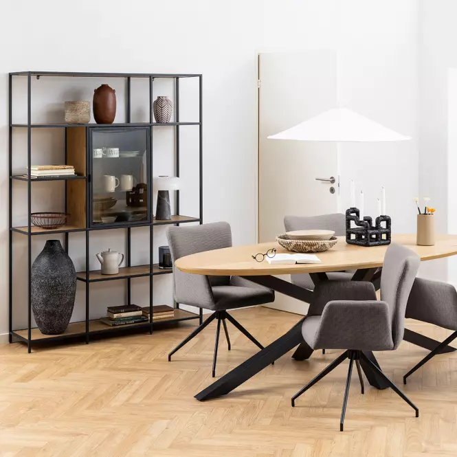 Stolička grey-brown 2 ks