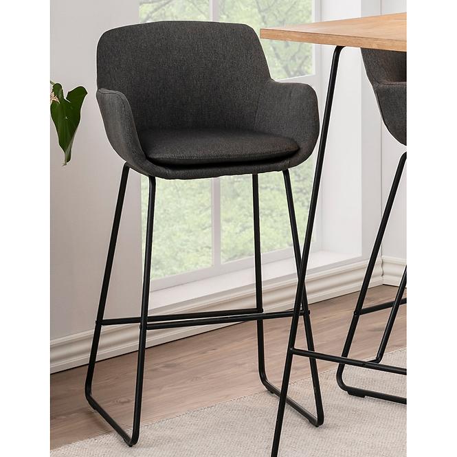 Barová stolička dark grey 2 ks,13