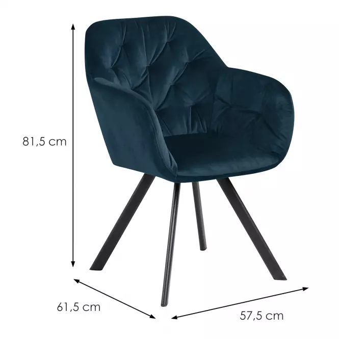 Stolička blue