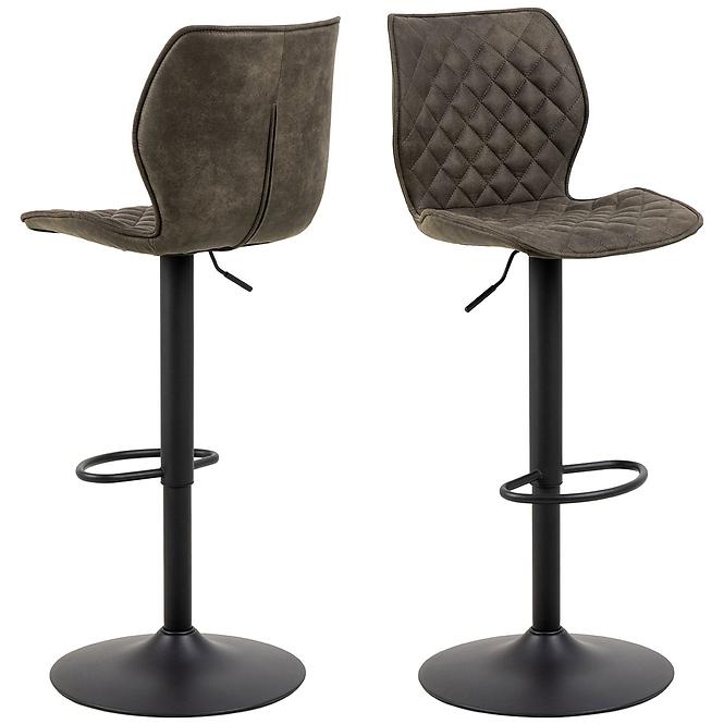 Barová stolička anthracite 2 ks,3