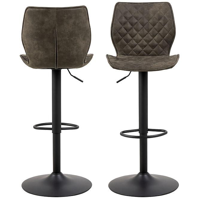 Barová stolička anthracite 2 ks,4