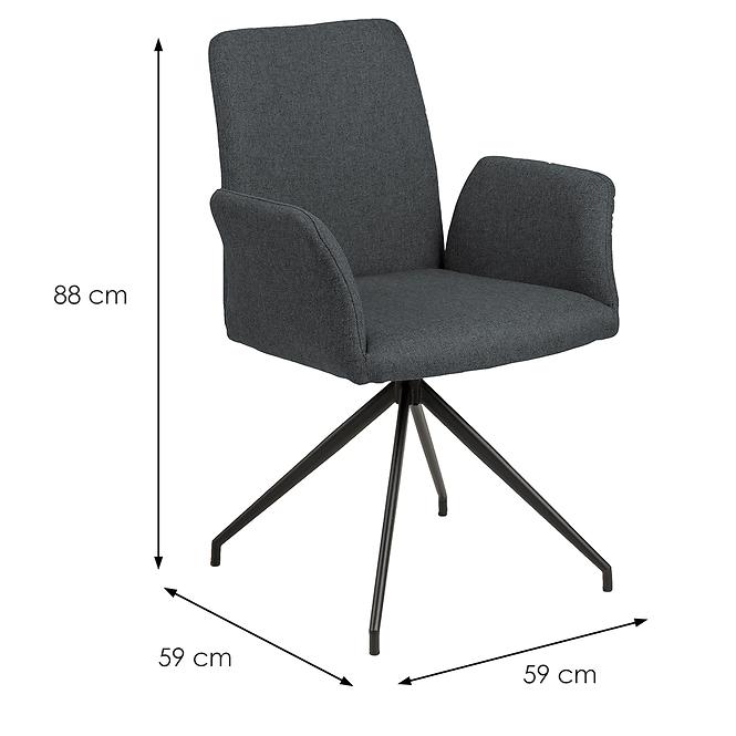 Stolička dark grey