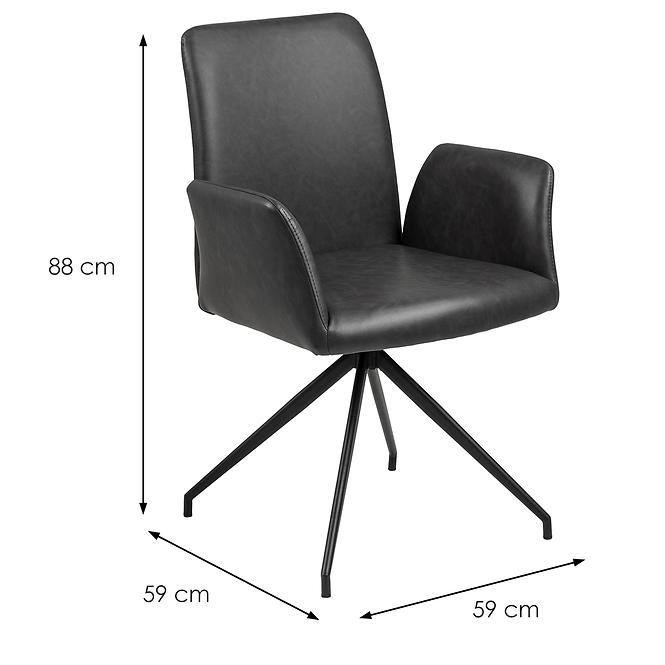 Stolička retro black