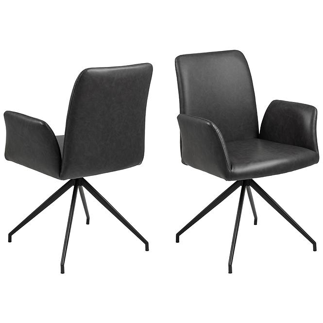 Stolička retro black