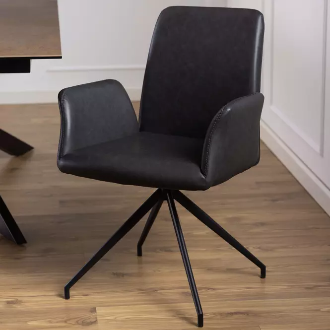 Stolička retro black