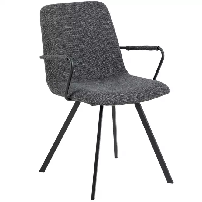 Stolička dark grey 2 ks