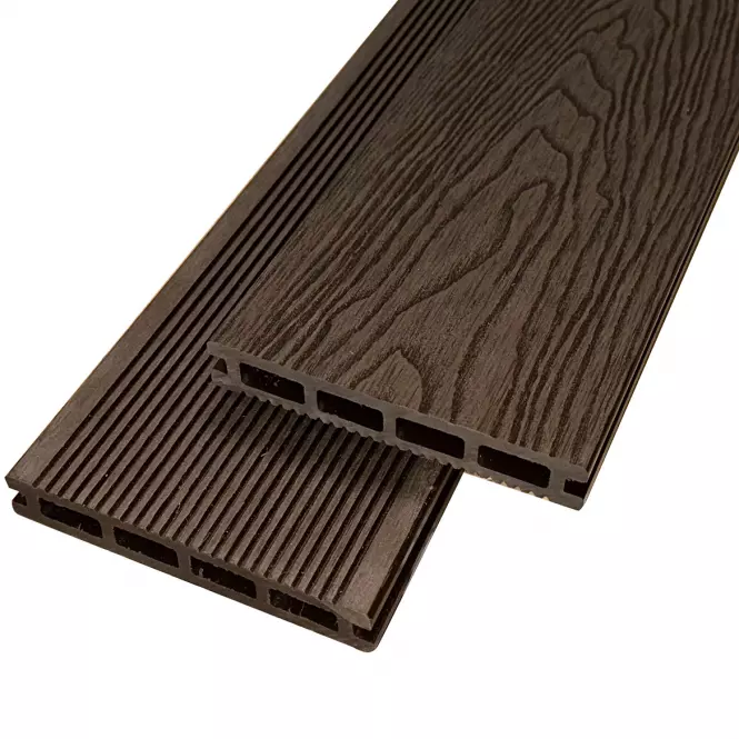Kompozitná terasová doska MERCADO Premium hnedá 2200x140x20 mm