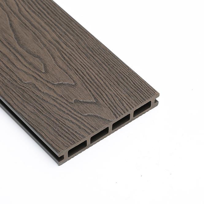 Kompozitná terasová doska MERCADO Premium hnedá 2200x140x20 mm