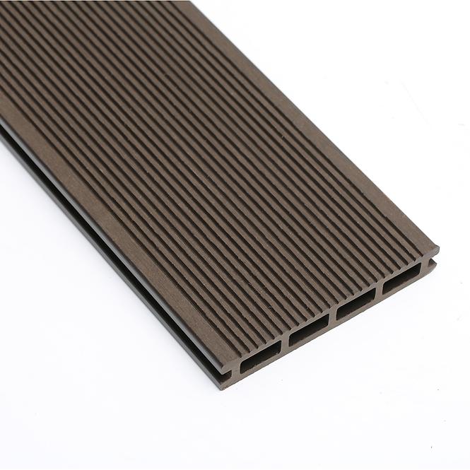 Kompozitná terasová doska MERCADO Premium hnedá 2200x140x20 mm