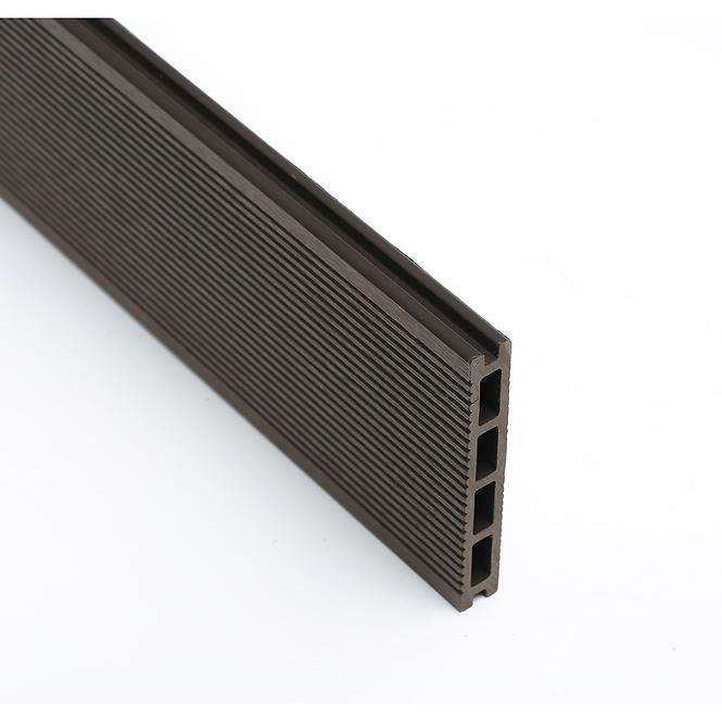 Kompozitná terasová doska MERCADO Premium hnedá 2200x140x20 mm