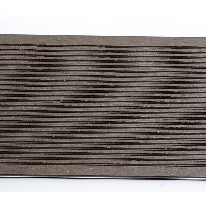Kompozitná terasová doska MERCADO Premium hnedá 2200x140x20 mm