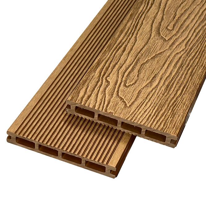 Kompozitná terasová doska mercado premium teak 2200x140x20mm