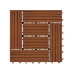 Terasová dlaždica WPC redwood 30x30 cm