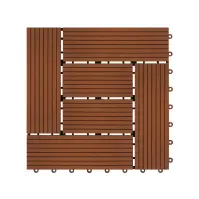 Terasová dlaždica WPC redwood 30x30 cm
