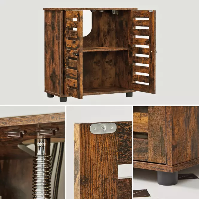 Skrinka Foggia Rustic Brown,18