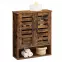 Závesná Kúpeľňová Skrinka Foggia Rustic Brown,7
