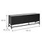 Komoda matt black,2